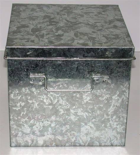 galvanized metal boxes for sale|galvanized metal boxes with lids.